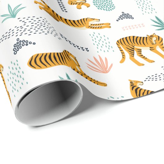 Tiger Sanctuary Geschenkpapier (Rolleneckpunkt)