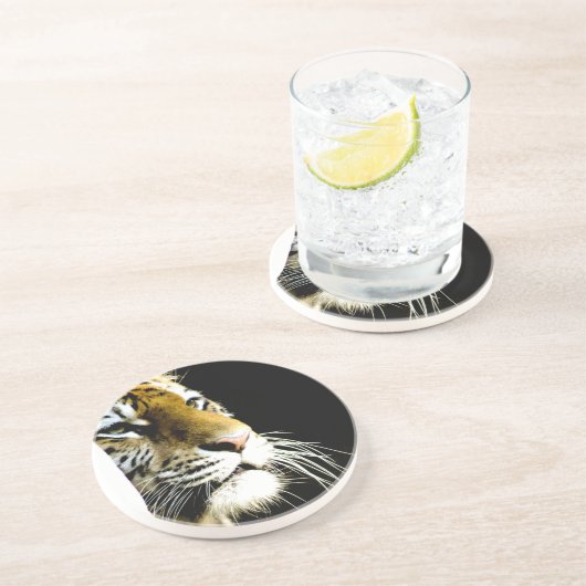 Tiger Sandstein Untersetzer (Seite)