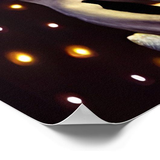 Tiger Santa Claus | AI Art Poster (Ecke)