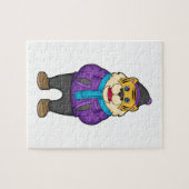 Tiger Scarf Beanie Puzzle (Horizontal)