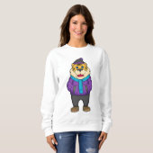 Tiger Scarf Beanie Sweatshirt (Vorne ganz)