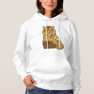 Tiger Schatztruhe Hoodie