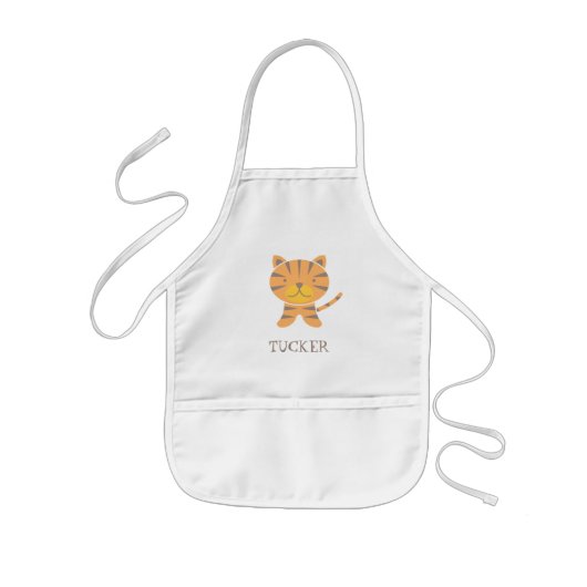 Tiger scherzt Schürze (Vorne)