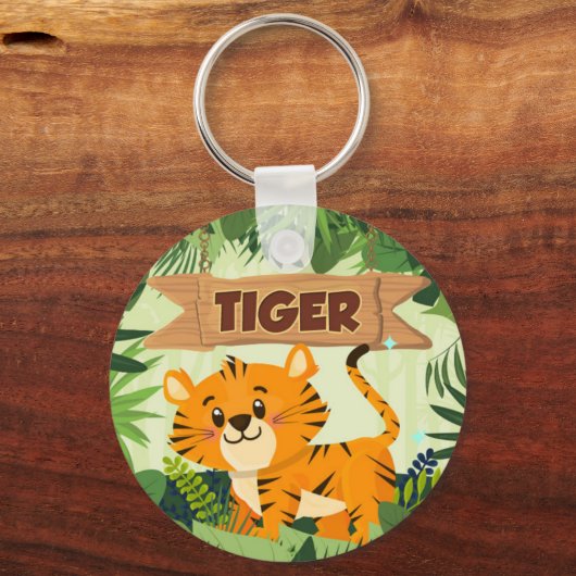 Tiger Schlüsselanhänger (Vorderseite)