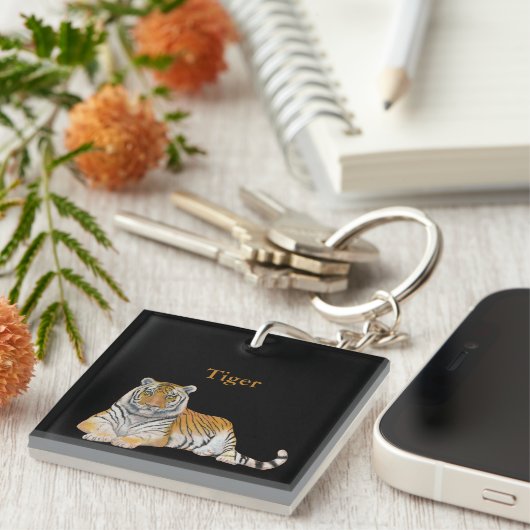 Tiger Schlüsselanhänger (Vorderseite rechts)