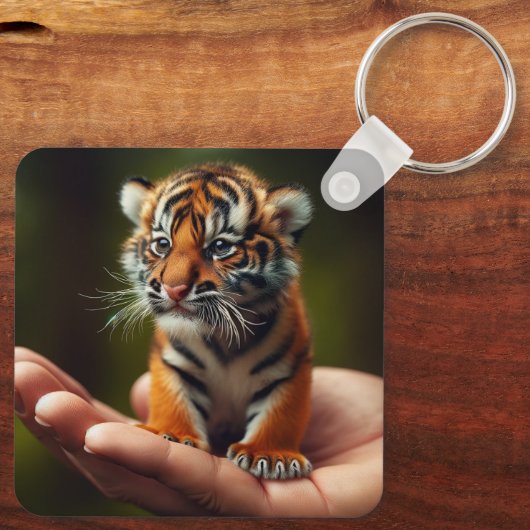 Tiger Schlüsselanhänger (Rückseite)