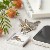 Tiger Schlüsselanhänger (Seite)