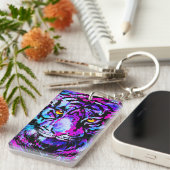 Tiger Schlüsselanhänger - Wildtiere Große Katzen (Vorderseite rechts)