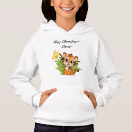 Tiger & Schmetterling Big Brother Sister Top
