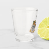 Tiger Schnapsglas (Links)
