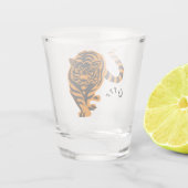 Tiger Schnapsglas (Rückseite)
