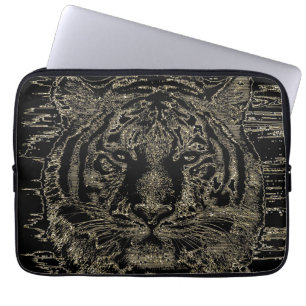 Tiger-schöne Kunst 3 - Laptop-Hülsen Laptopschutzhülle