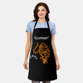Tiger Schürze (Getragen)