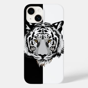Tiger Schwarz-weiß Case-Mate iPhone 14 Hülle