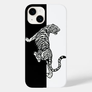 Tiger Schwarz-weiß Case-Mate iPhone 14 Hülle