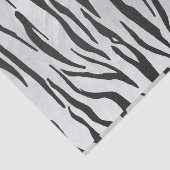 Tiger-Schwarzweiss-Druck Seidenpapier (Ausschnitt)