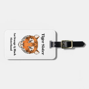 Tiger-Schwester-Gepäckanhänger (doppelseitig) Gepäckanhänger
