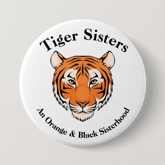 Tiger-Schwestern - Sisterhoodknopf Button (Vorderseite)
