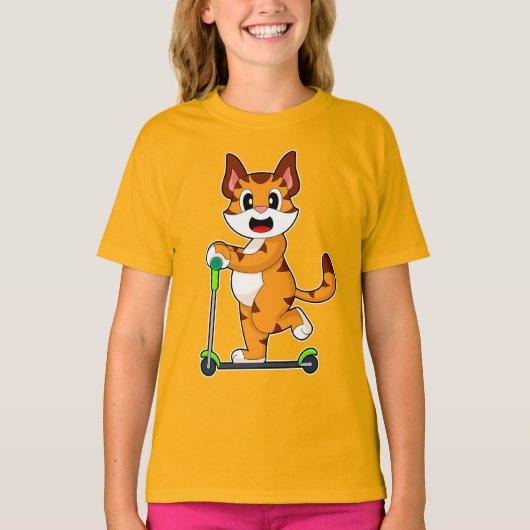 Tiger Scooter T-Shirt (Vorderseite)