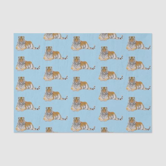 Tiger Seidenpapier (Vorderseite)