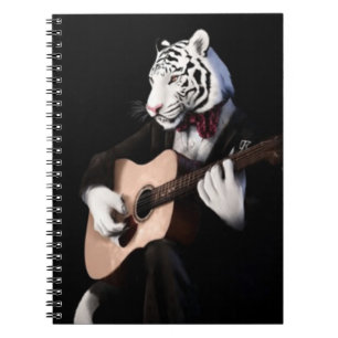 Tiger Serenade – Künstlerisches Notizbuchcover Notizblock