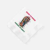 Tiger Serviette (Ecke)