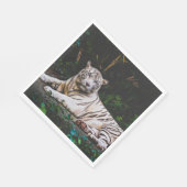 Tiger Serviette (Ecke)