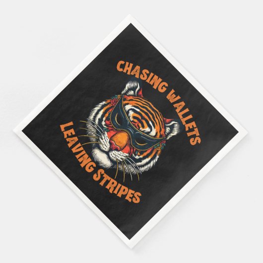 Tiger Serviette (Ecke)