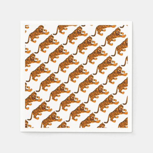 Tiger Serviette (Vorderseite)