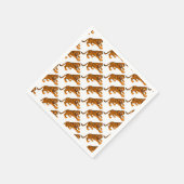 Tiger Serviette (Ecke)