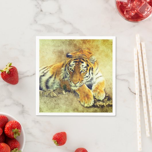 Tiger Serviette (Beispiel)