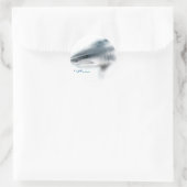 Tiger Shark Head Runder Aufkleber (Tasche)