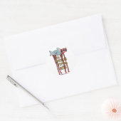 Tiger Shark Runder Aufkleber (Umschlag)