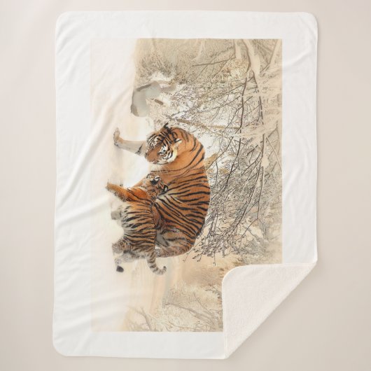 Tiger Sherpadecke (Vorderseite)