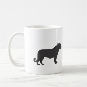 Tiger-Silhouette Kaffeetasse