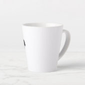 Tiger-Silhouette Milchtasse (Rechte Ecke)