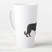 Tiger-Silhouette Milchtasse (Linke Ecke)