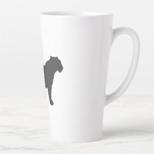 Tiger-Silhouette Milchtasse