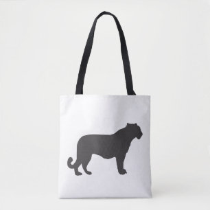 Tiger-Silhouette Tasche