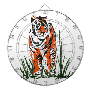 Tiger Silkscreen Dartscheibe