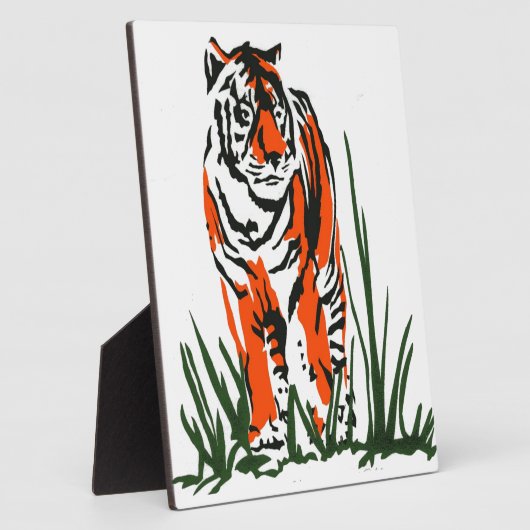 Tiger Silkscreen Fotoplatte (Seite)