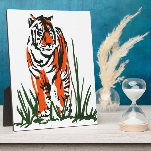 Tiger Silkscreen Fotoplatte (Seite)
