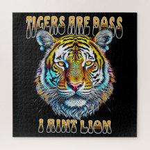 Tiger sind Boss, ich heiße Lion Funny Zitat