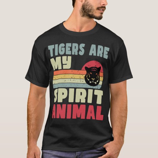 Tiger sind mein geistiger tierischer T - Shirt (Vorderseite)