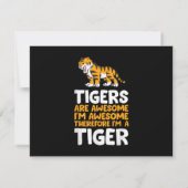 Tiger sind Phantastisch. Ich bin Phantastisch, als (Rückseite)