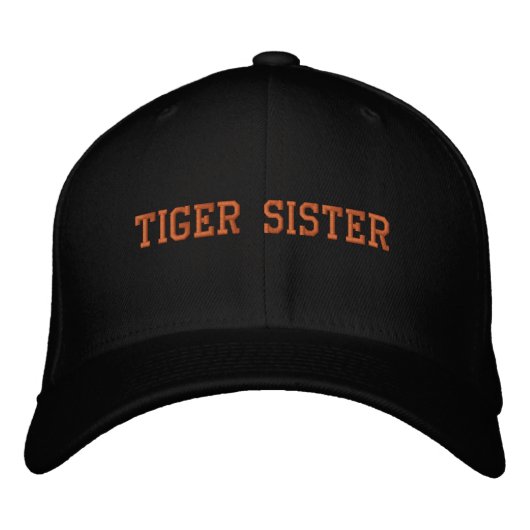 Tiger Sister Ball Cap "Bold Guard" Thema Bestickte Baseballkappe (Vorderseite)