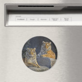 Tiger Sisters Magnet (In Situ (Geschirrspüler))