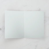 Tiger sitzend auf einem Sportwagen Glückwunsch Geb Karte (Innenseite)