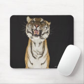 Tiger sitzt auf Plattform Mousepad (Mit Mouse)