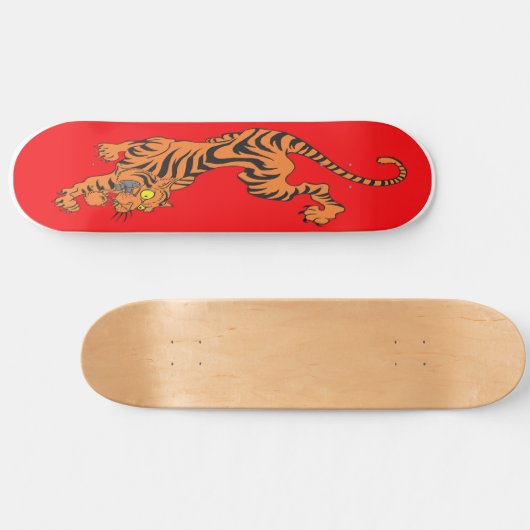 Tiger Skateboard (Horizontal)